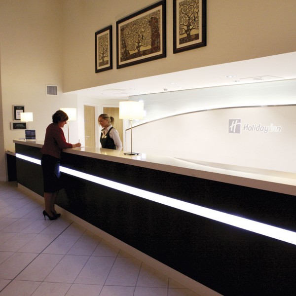 Reception Counter Integrated Lighting