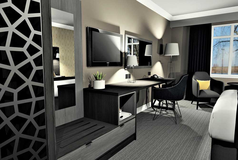 Corporate Hotel Bedroom Furniture - Mia 02